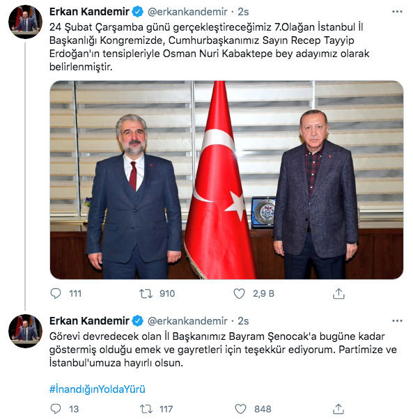 AK Parti İstanbul İl Başkanı adayı Osman Nuri Kabaktepe oldu - Resim: 0