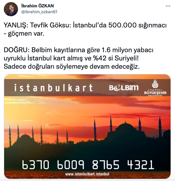 İstanbulkart sahibi 1,6 milyon yabancı var yüzde 42'si Suriyeli! - Resim: 0