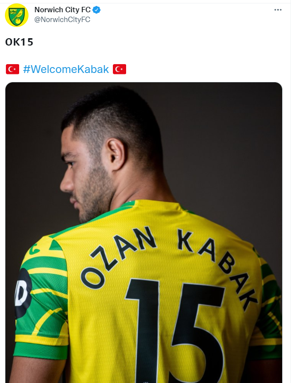 Norwich City Ozan Kabak'ı resmen açıkladı - Resim: 0