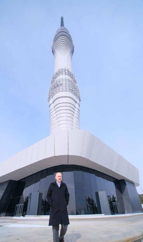 Bakan Adil Karaismailoğlu Çamlıca Kulesi'ni ziyaret etti - Resim: 0