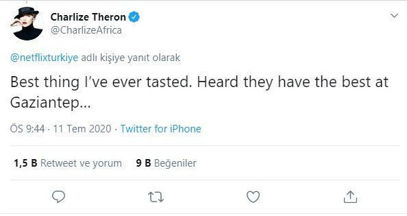 Charlize Theron baklava tercihi! The Old Guard filmindeki baklava sahnesi çok konuşuldu - Resim: 3