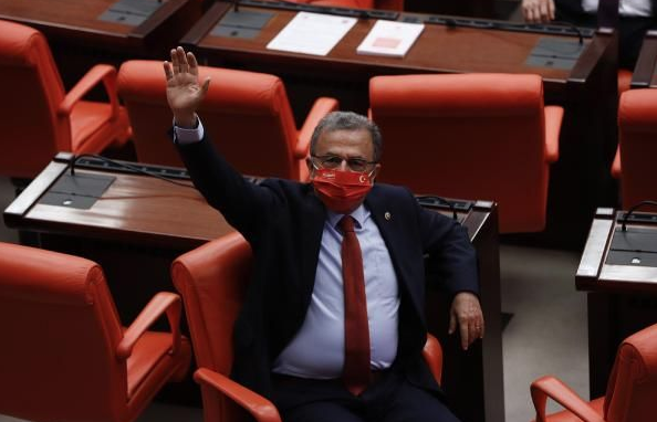 TBMM Genel Kurulu'nda maskeli oturum! Kırmızı ve mavi maske damga vurdu - Resim: 1