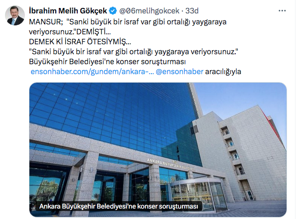 Melih Gökçek'in yeni twitiyle Ankara karıştı! Bu operasyonu bilmiyormuş haftaya... - Resim: 2