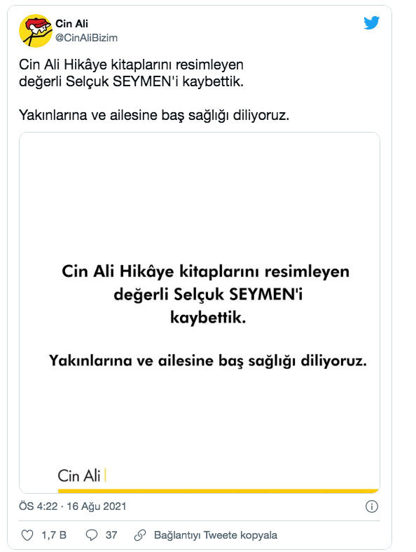 Cin Ali'nin çizeri Selçuk Seymen hayatını kaybetti - Resim: 0