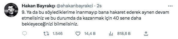 2. tur seçimlerini nokta atışı bilen Hakan Bayrakçı'dan muhalif seçmene 9 tavsiye - Resim: 4