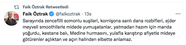 Erdoğan 'Aç kalan filan yok' dedi CHP'den peş peşe açıklamalar geldi! - Resim: 0
