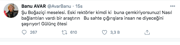 Banu Avar'dan sert 'Boğaziçi' tepkisi! Öteki neydi ki buna çemkiriyorsunuz? - Resim: 0