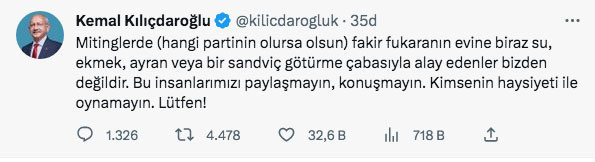 Cumhurbaşkanı adayı Kılıçdaroğlu bizden değil diyerek uyardı: Bu insanlarımızı paylaşmayın, konuşmayın - Resim: 0
