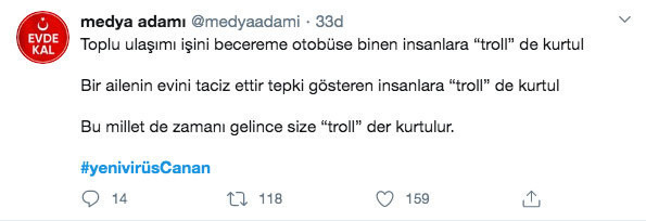 YenivirüsCanan etiketi Twitter'ın zirvesine oturdu - Resim: 1