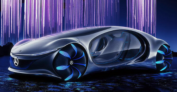 Mercedes Benz yeni modeli Vision AVTR ile adeta geleceğe götürdü! - Resim: 1