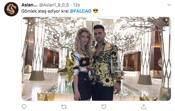 Radamel Falcao'nun kıyafeti olay oldu - Resim: 2