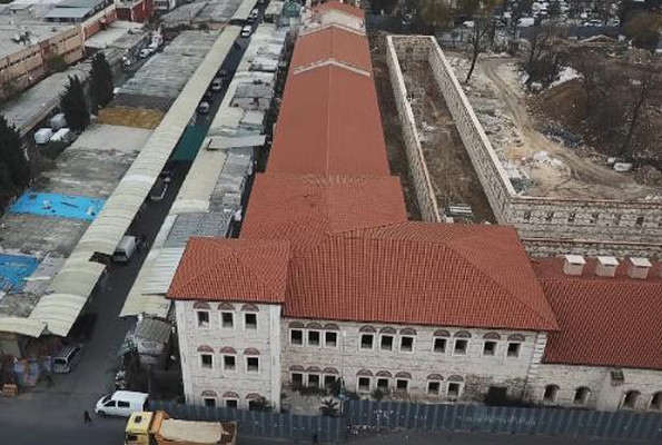 Rami Kışlası'nda kütüphane çalışması havadan görüntülendi - Resim: 3