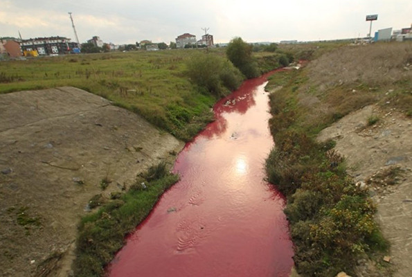 Dere önce kırmızı sonra gri aktı Yetkililer numune aldı - Resim: 2