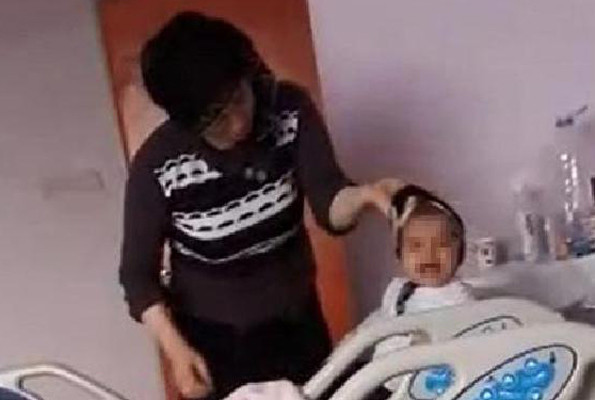 Hastanede çekilde 7 aylık bebeğine zalimlik yapan anne - Resim: 4