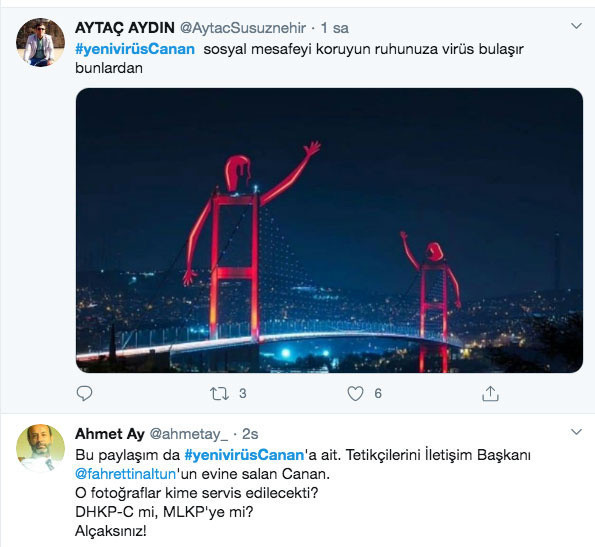YenivirüsCanan etiketi Twitter'ın zirvesine oturdu - Resim: 4