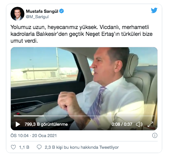 Mustafa Sarıgül'den dikkat çeken paylaşım! Neşet Ertaş’ın türküsüne eşlik etti - Resim: 0