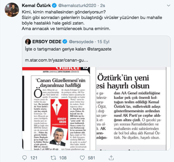 Özlem Albayrak'ı İBB çalışanı olduğunu yazan Ersoy Dede'den Kemal Öztürk'e yanıt - Resim: 0