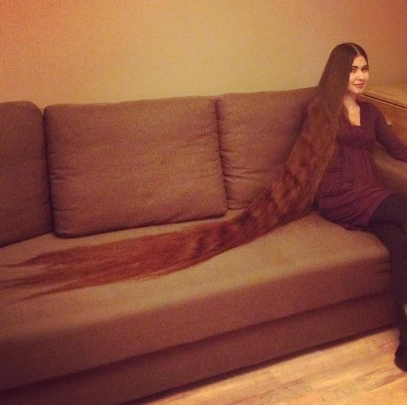 Saçları tam 2 buçuk metre ! Akıl alır gibi değil - Resim: 3