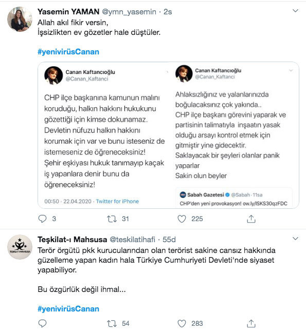 YenivirüsCanan etiketi Twitter'ın zirvesine oturdu - Resim: 3