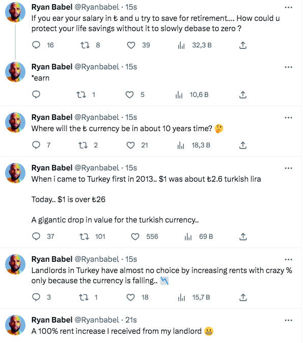 Ryan Babel ekonomiye isyan etti: kirama yüzde 100 yapıldı 10 yıl sonra Türk Lirası ne durumda olacak? - Resim: 0