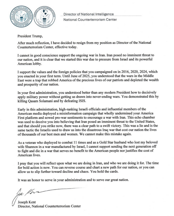 'Bu savaş İsrail kurgusu' diyen Trump'ın direktörü istifa etti! İran savaşı için bomba ifşa - Resim: 0