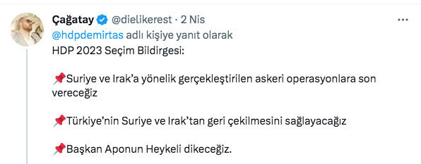 Selahattin Demirtaş 'Allah aşkına, daha ne kadar kötü olabilir?' dedi Apo'nun heykeli dikilir yanıtı geldi. - Resim: 2