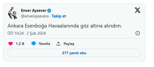 Enver Aysever havalimanında gözaltına alındıktan 2 saat sonra serbest bırakıldı - Resim: 0