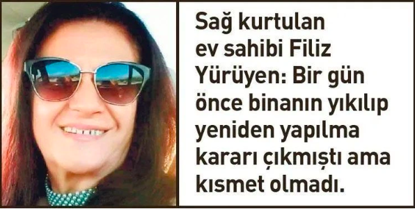 120 kişiye mezar olan Eda Apartmanı hakkında şok gerçek! Meğer 1 gün önce... - Resim: 3