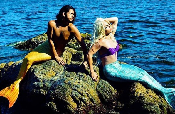 Kendiniz deniz kızı zannediyor bu adam görenleri şaşırtıyor - Resim: 3