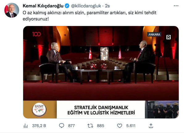 Kılıçdaroğlu'nun katıldığı yayında SADAT reklamı şoku Uğur Dündar 'hiçbir bilgim yok' dedi - Resim: 0