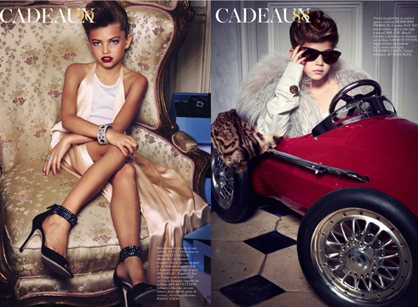 10 yaşındaki manken olay yarattı - Resim: 1