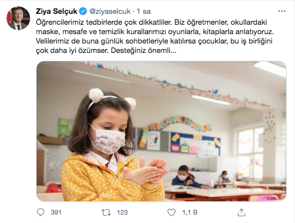 Milli Eğitim Bakanı Ziya Selçuk, 'Desteğiniz önemli...' deyip velilere çağrı yaptı - Resim: 0