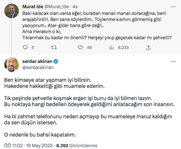 Serdar Akinan 'Akşener nerde' diye sordu danışmanı Murat İde laf sokunca ikili fena kapıştı - Resim: 1