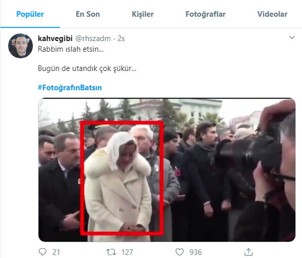 Şehit cenazesinde İYİ Partili vekilin fotoğraf çektirme merakı - Resim: 1