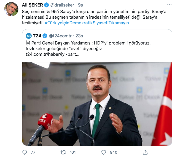 CHP'li Ali Şeker'den HDP'li vekillerin fezlekesine 'evet' diyecek İYİ Parti'ye çok sert sözler - Resim: 0