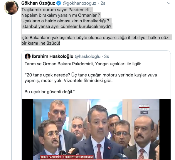 Bekir Pakdemirli açıkladı Gökhan Özoğuz tepki gösterdi: Çok üzülüyorum - Resim: 4