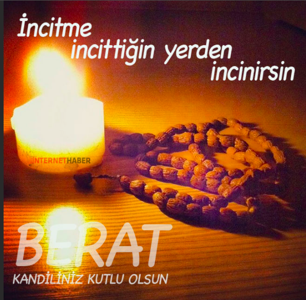 Kandil mesajları resimli Berat Kandili hadisli sözleri aileye, sevdiklerinize yollayın - Resim: 2
