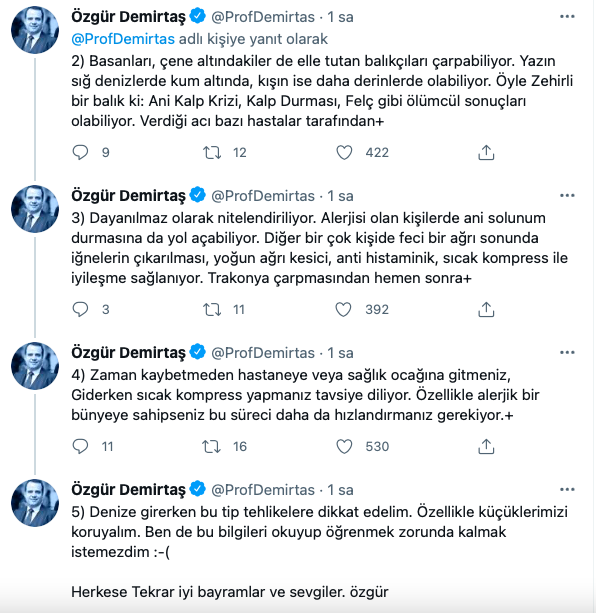Özgür Demirtaş'ı zehirli trakonya balığı soktu! İnanılmaz acı veriyor hatta öldürüyor! - Resim: 1