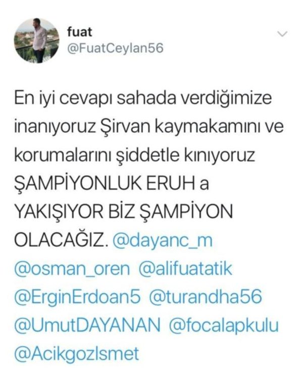 Şirvan Kaymakamı ve Belediye Başkanı, Eruh Kaymakamı'na Saldırdı - Resim: 1