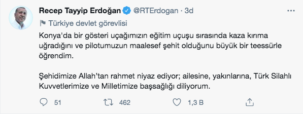 Konya'da Türk Yıldızları'na ait askeri uçak düştü! Erdoğan'dan ilk açıklama - Resim: 0