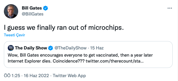 Bill Gates'ten komplo teorileriyle cevap: Çiplerimiz bitti - Resim: 0