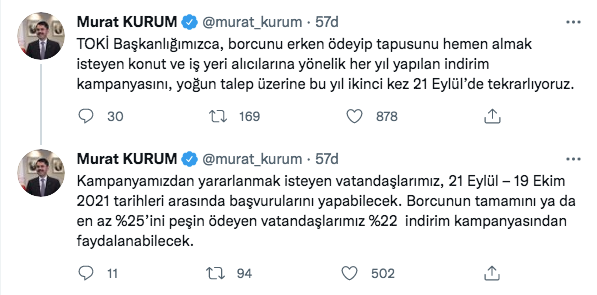 Bakan Murat Kurum başvuru tarihini duyurdu: TOKİ'den ikinci indirim kampanyası - Resim: 0