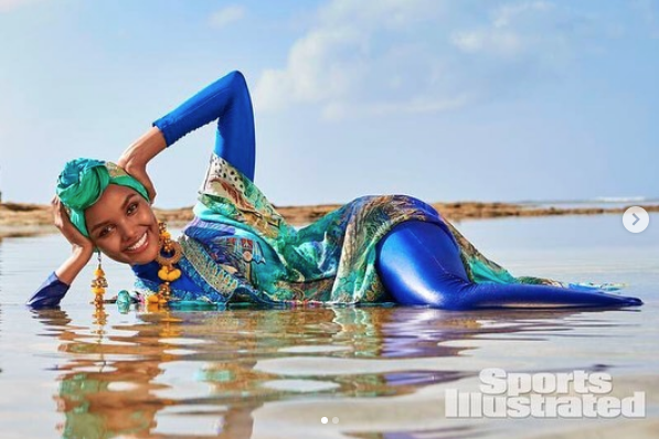 Amerikalı Müslüman model Halima Aden'in burkinili fotoğrafı olay oldu - Resim: 1