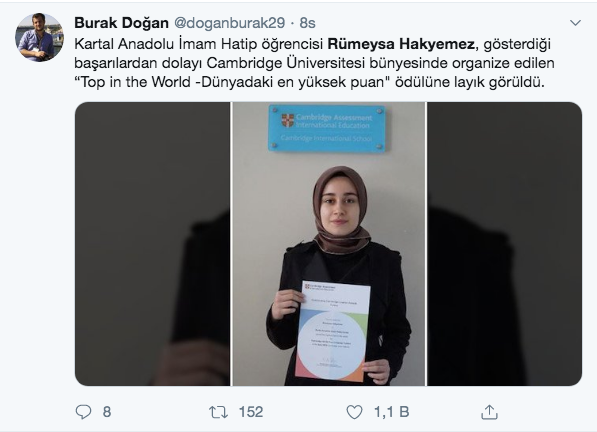 Kartal Anadolu İmam Hatip'ten büyük başarı! Cambridge'ten en yüksek puan - Resim: 1