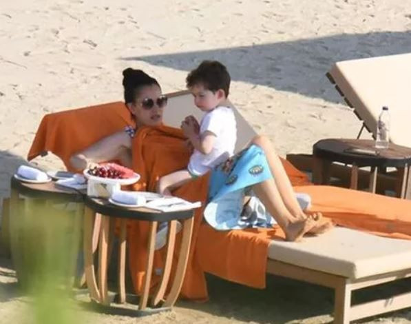 Bodrum'da Fahriye Evcen Burak Özçivit romantizmi! Denizde aşk... - Resim: 3