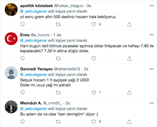 Ekonomist Selçuk Geçer'in paylaşımına tepki yağdı hani dolar 16 TL olacaktı - Resim: 3