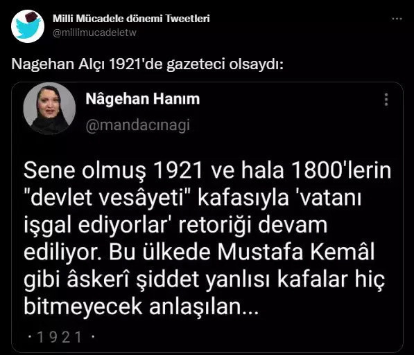 "Milli Mücadele döneminde Twitter olsaydı" En bomba HDP'nin tweeti - Resim: 1