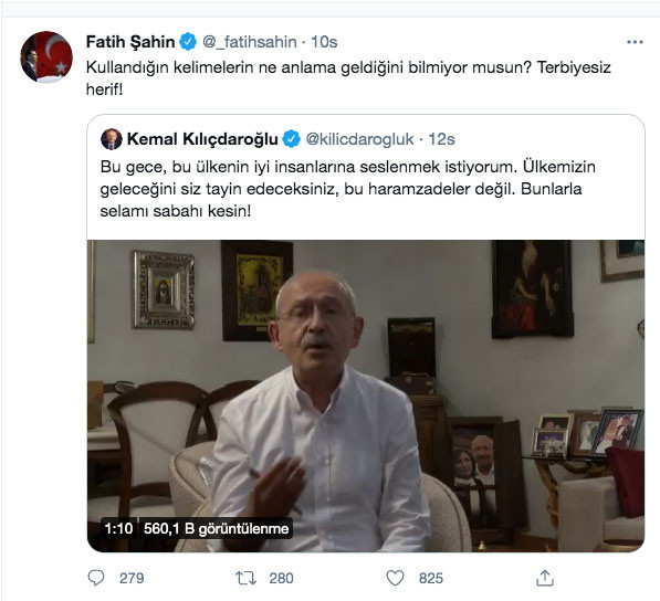 AK Parti Genel Sekreteri Fatih Şahin'den Kılıçdaroğlu'na tepki: Terbiyesiz herif - Resim: 0