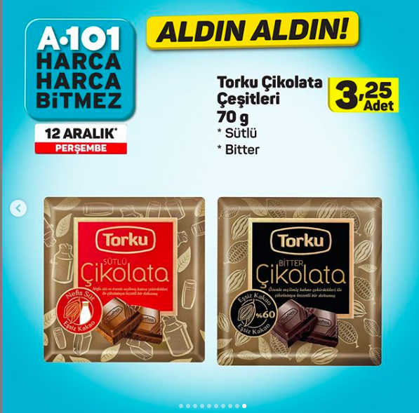 A101 12 Aralık aktüel kataloğ ürünleri tam indirim listesi - Resim: 1