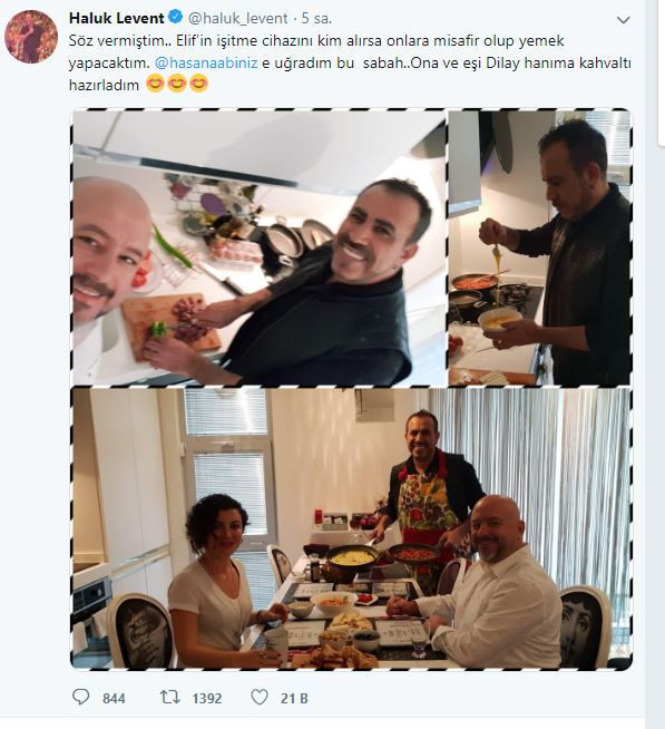 Haluk Levent'ten yardımsever aileye kahvaltı sözü - Resim: 3